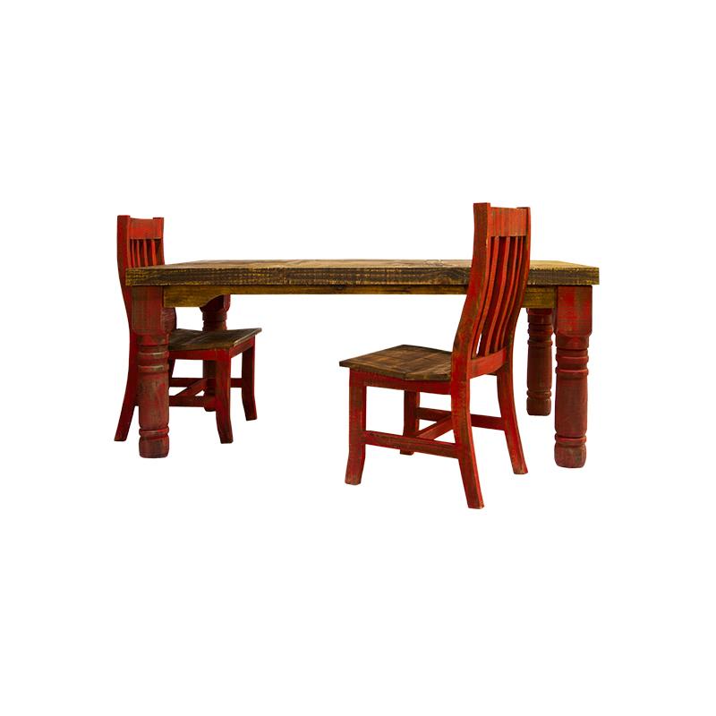 LMT Imports Dining Table VSERU-PR-MES30 RED IMAGE 3