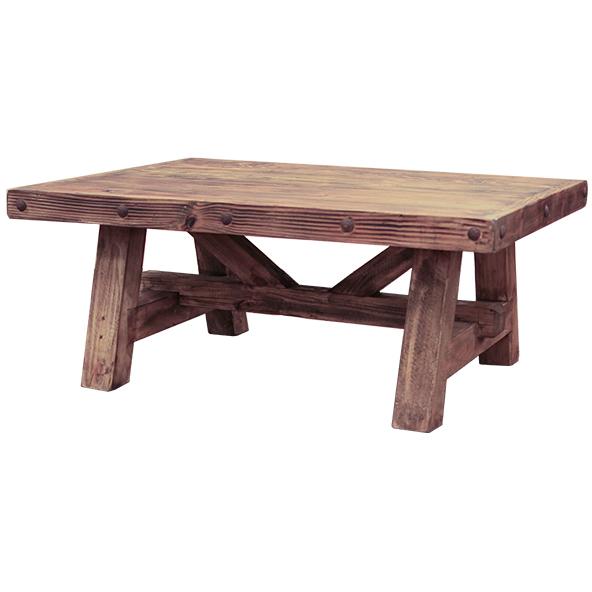 LMT Imports Old Wood Top Coffee Table ZPICO-200COFFEE IMAGE 1
