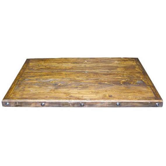 LMT Imports Old Wood Top Coffee Table ZPICO-200COFFEE IMAGE 3