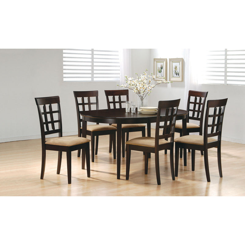 Coaster Furniture Oval Mix and Match Dining Table 100770 IMAGE 2