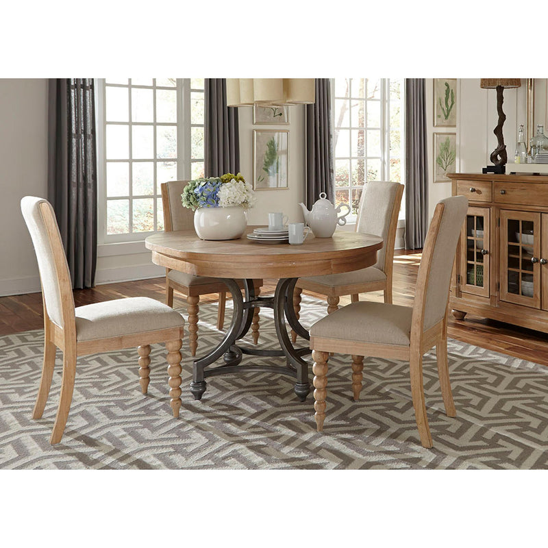 Liberty Furniture Industries Inc. Round Harbor View Dining Table with Pedestal Base 531-T4254 IMAGE 2