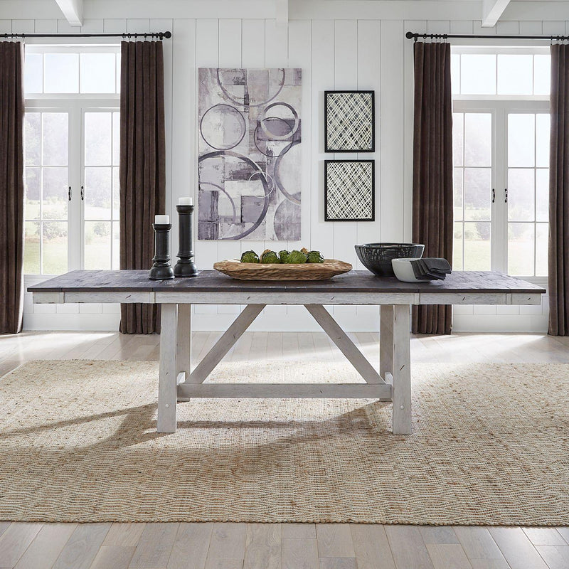 Liberty Furniture Industries Inc. Farmhouse 139WH-CD-O7TRS 7 pc Dining Set IMAGE 3