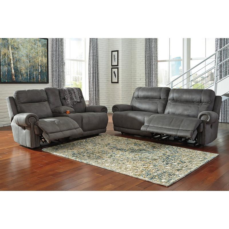 Signature Design by Ashley Austere Reclining Fabric Sofa 3840181 IMAGE 3