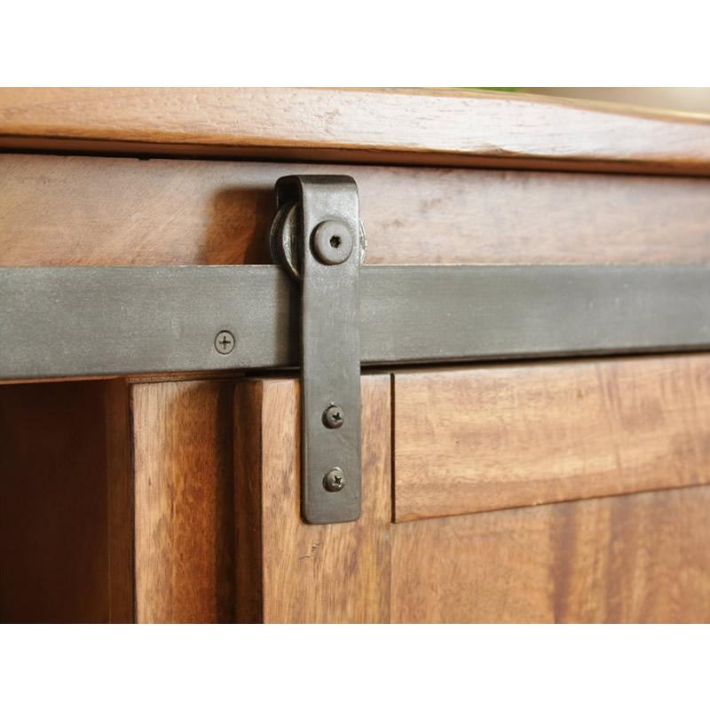 International Furniture Direct Parota TV Stand with Cable Management IFD866STAND-60 IMAGE 3