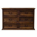 LMT Imports Mission Medio 6-Drawer Dresser COM400MEDIO IMAGE 1