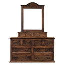 LMT Imports Curved Medio Arched Dresser Mirror B-35MEDIO IMAGE 2