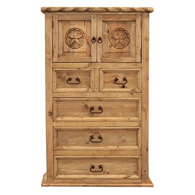 LMT Imports Country Bed 5-Drawer Chest ROP002A IMAGE 1