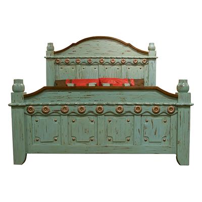 LMT Imports Turquoise Grande Queen Bed TUR006 IMAGE 1
