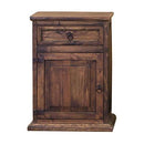 LMT Imports Curved Medio 1-Drawer Nightstand bur013LMEDIO IMAGE 1