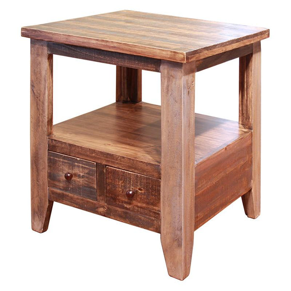 International Furniture Direct Antique End Table IFD965END IMAGE 1
