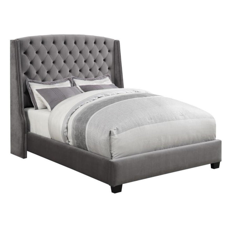 Coaster Furniture Pissarro Queen Upholstered Platform Bed 300515Q IMAGE 1