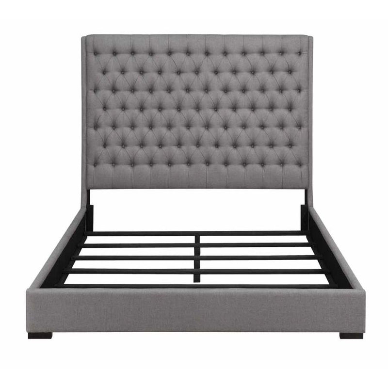 Coaster Furniture Camille King Upholstered Platform Bed 300621KE IMAGE 2