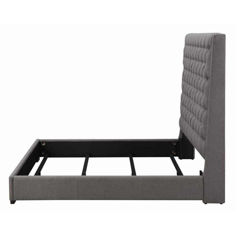Coaster Furniture Camille King Upholstered Platform Bed 300621KE IMAGE 3