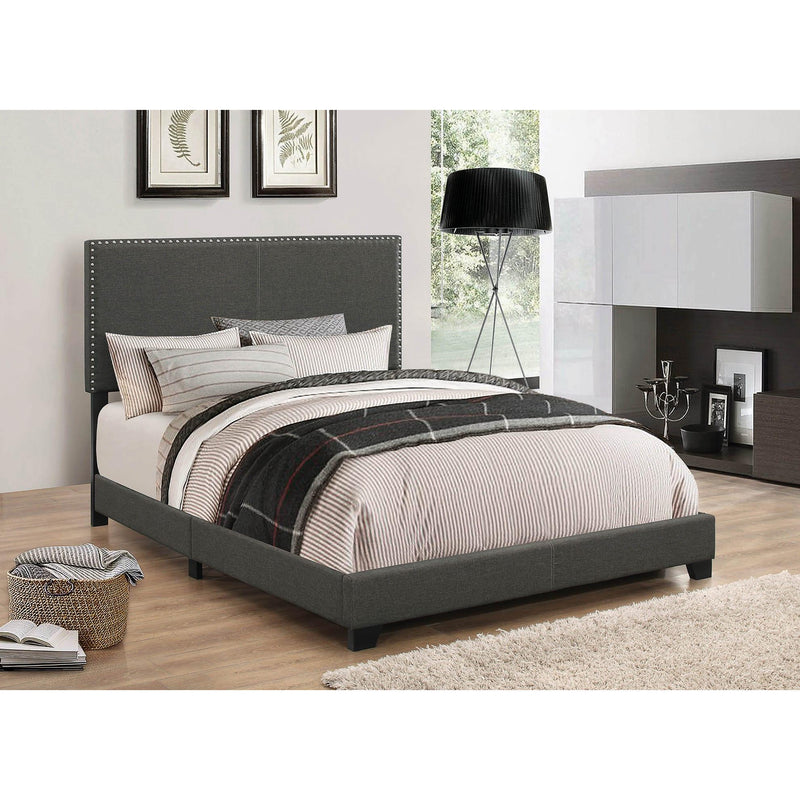Coaster Furniture Boyd King Upholstered Platform Bed 350061KE IMAGE 1