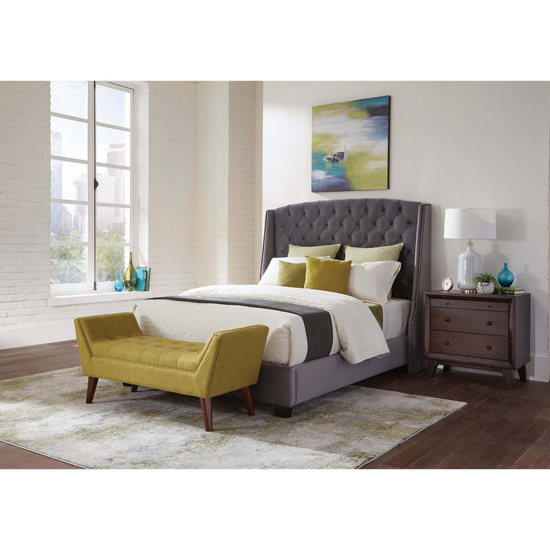 Coaster Furniture Pissarro King Upholstered Platform Bed 300515KE IMAGE 2