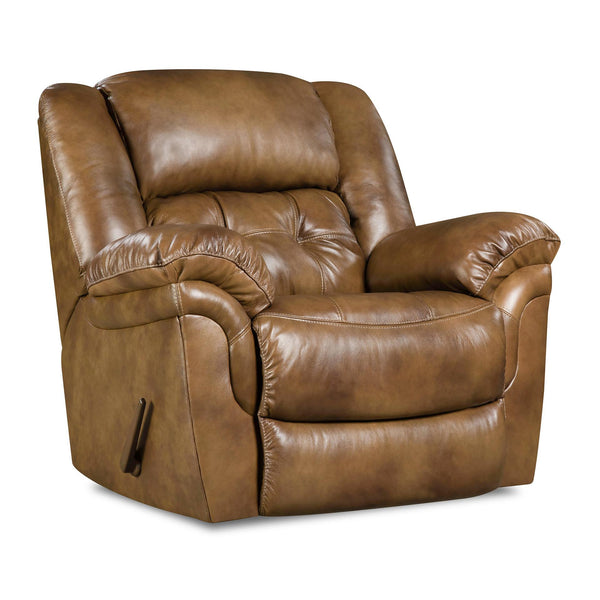 Homestretch Furniture Cheyenne Rocker Leather Recliner 155-91-15 IMAGE 1