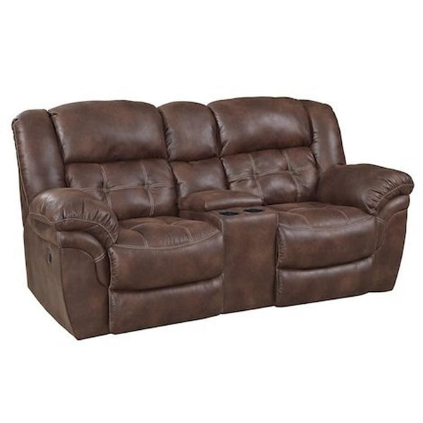 Homestretch Furniture Manual Reclining Fabric Loveseat 129-22-21 IMAGE 1