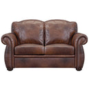 Leather Italia USA Arizona Stationary Leather Loveseat 1444-6110-0204234 IMAGE 1