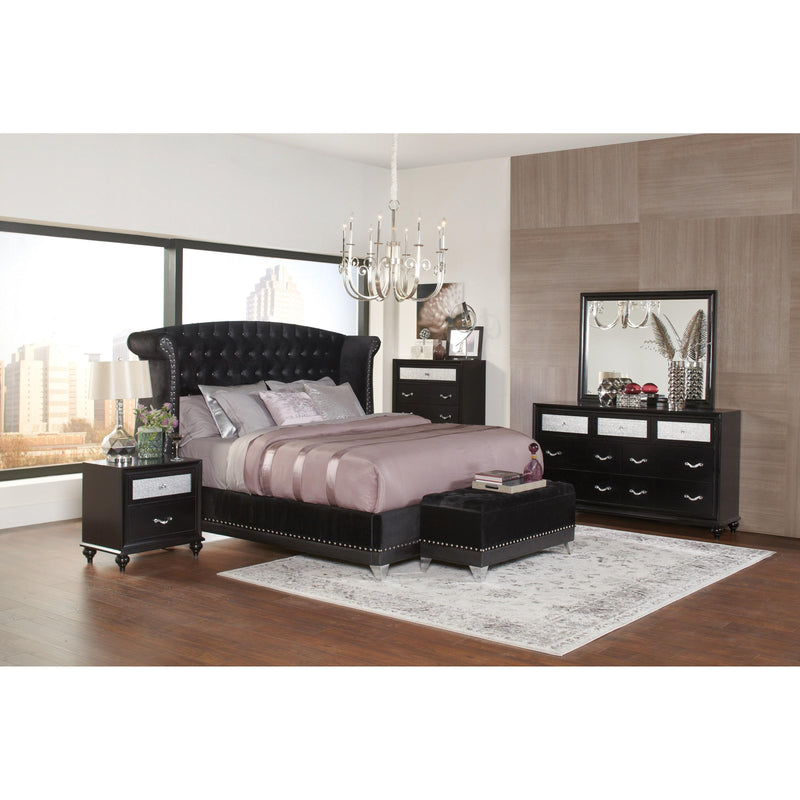 Coaster Furniture Barzini King Upholstered Bed 300643KE IMAGE 2