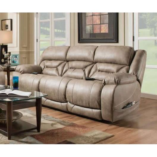 Homestretch Furniture Enterprise Power Reclining Leather Look Sofa 158-37-17 IMAGE 1