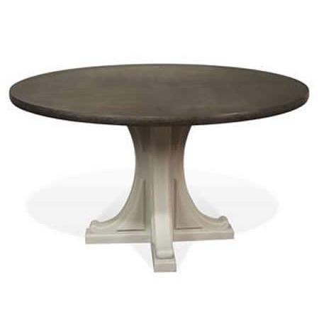 Riverside Furniture Round Juniper Dining Table with Pedestal Base 44451/44458 IMAGE 1