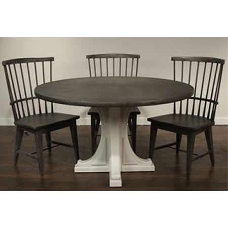Riverside Furniture Round Juniper Dining Table with Pedestal Base 44451/44458 IMAGE 2