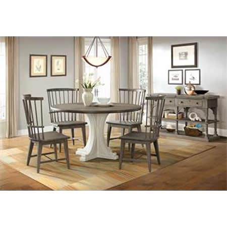 Riverside Furniture Round Juniper Dining Table with Pedestal Base 44451/44458 IMAGE 8
