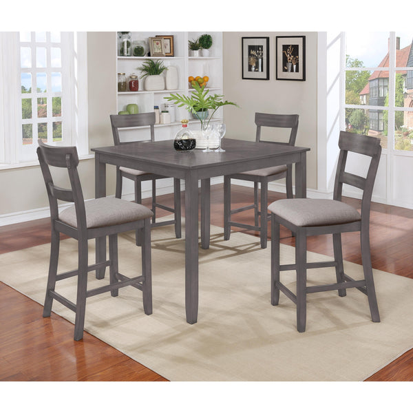 Crown Mark Henderson 5 pc Counter Height Dinette 2754SET-GY IMAGE 1