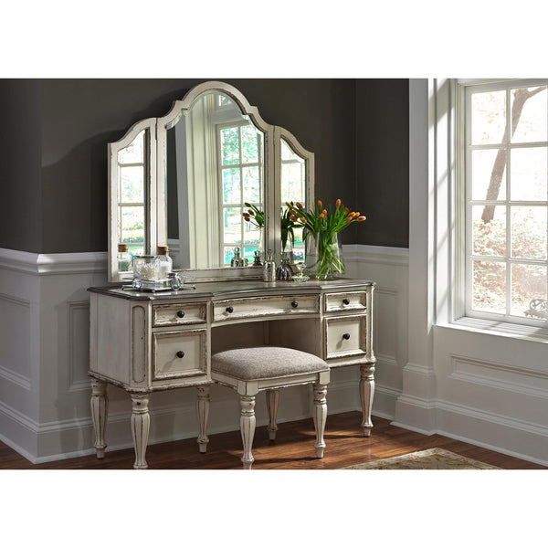 Liberty Furniture Industries Inc. Magnolia Manor 5-Drawer Vanity Set 244-BR-VN IMAGE 1