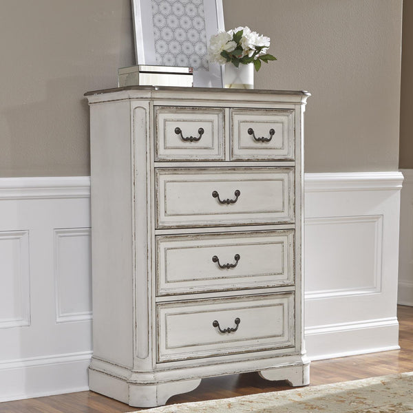 Liberty Furniture Industries Inc. Magnolia Manor 4-Drawer Kids Chest 244-BR40 IMAGE 1