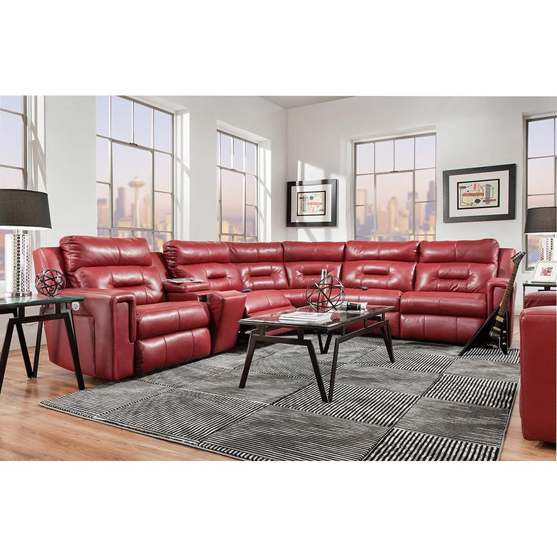 Southern Motion Excel Power Reclining Leather 6 pc Sectional 866-05P/866-46/866-90P/866-84/866-80/866-06P/263-11 IMAGE 1