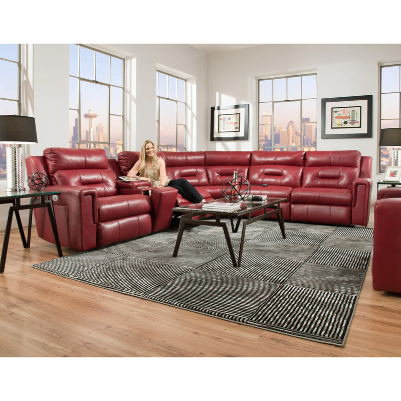 Southern Motion Excel Power Reclining Leather 6 pc Sectional 866-05P/866-46/866-90P/866-84/866-80/866-06P/263-11 IMAGE 2