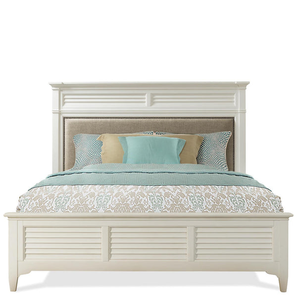 Riverside Furniture Myra Queen Upholstered Panel Bed 59374/59371/59373 IMAGE 1