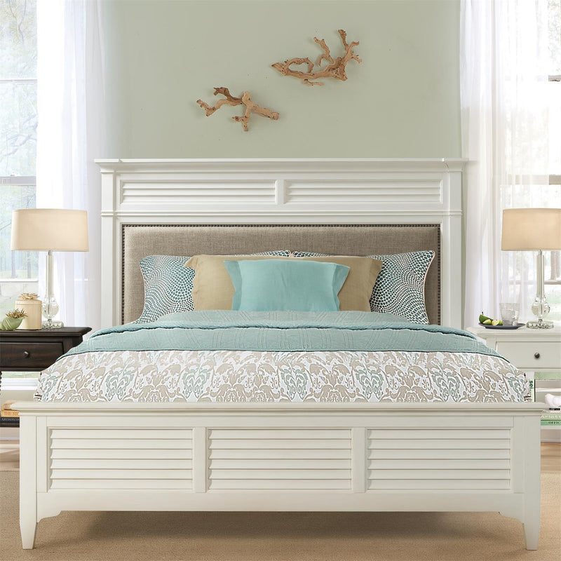Riverside Furniture Myra Queen Upholstered Panel Bed 59374/59371/59373 IMAGE 2