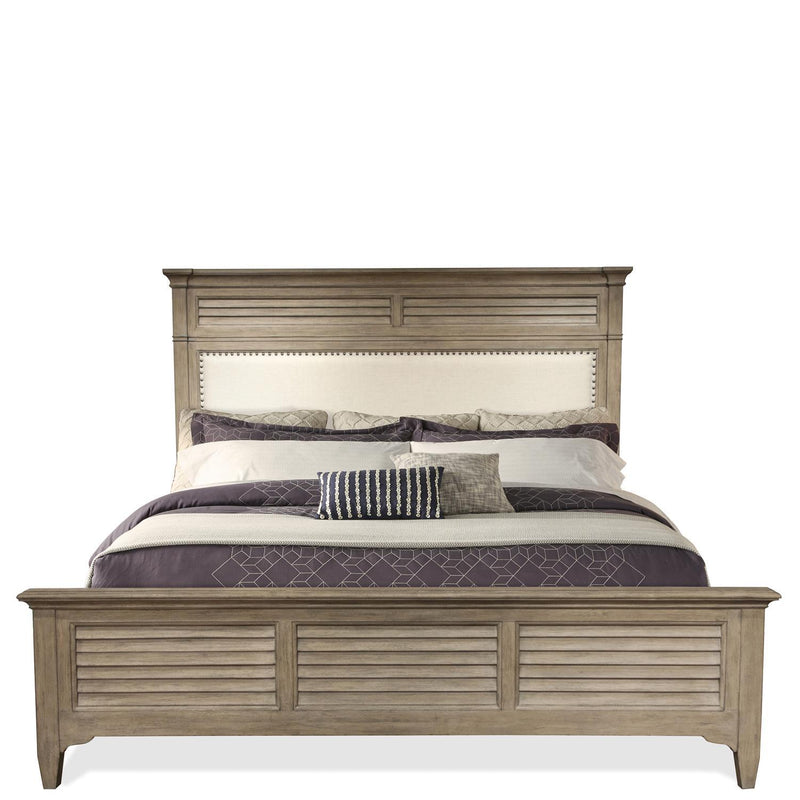 Riverside Furniture Myra King Upholstered Panel Bed 59484/59481/59473 IMAGE 1