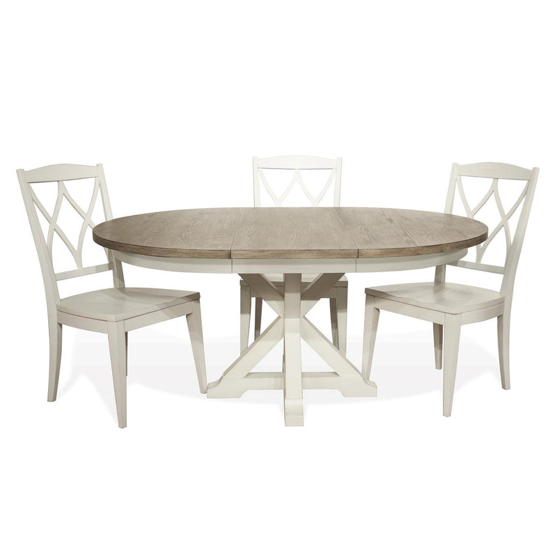 Riverside Furniture Round Myra Dining Table with Pedestal Base 59550/59357 IMAGE 4