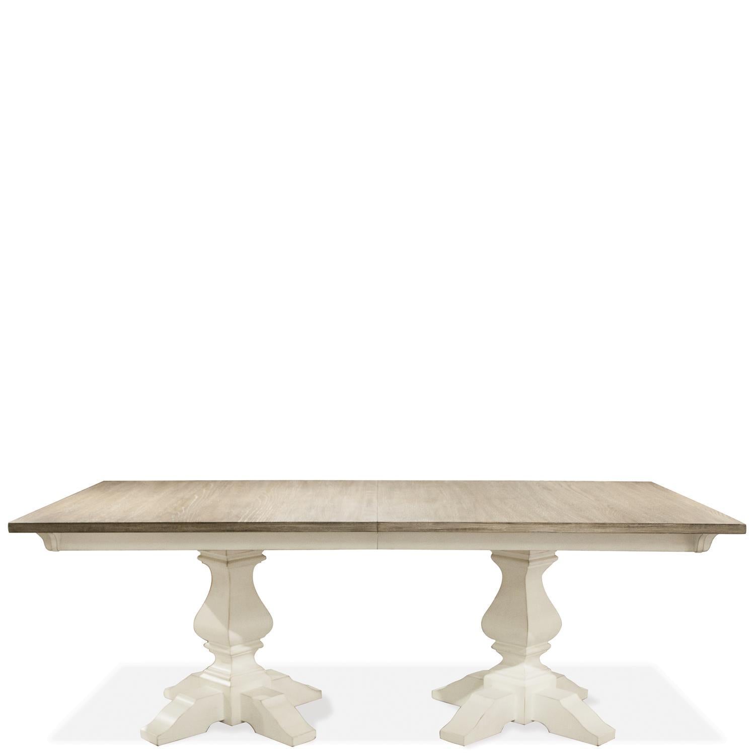 Riverside Furniture Myra Dining Table with Pedestal Base 59551/59358