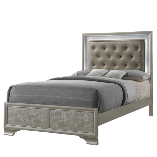 Crown Mark Lyssa Full Upholstered Bed B4300-F-HBFB/B4300-FT-RAIL IMAGE 1