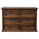 LMT Imports Mission Medio 6-Drawer Dresser COM400 MEDIO IMAGE 1