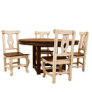 LMT Imports Alis Dining Chair VMANTI-L-SIL-025 WHITE/WALNUT IMAGE 2