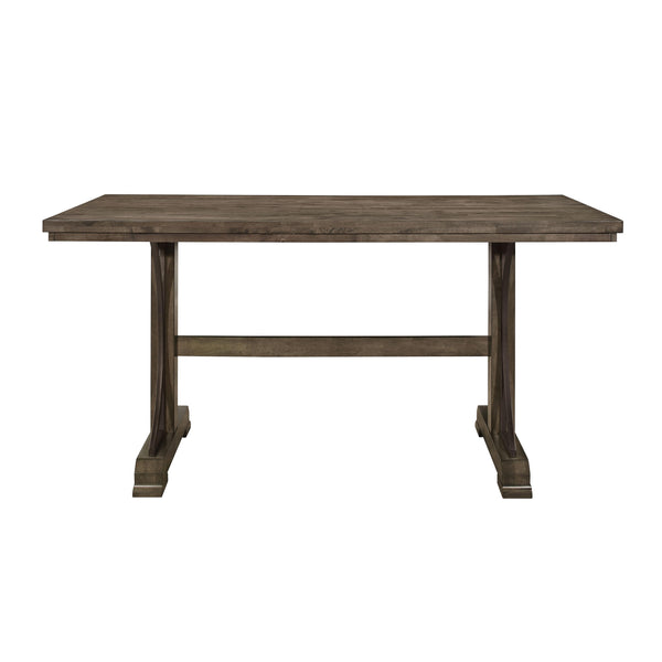 Crown Mark Quincy Counter Height Dining Table with Trestle Base 2831T-3671-TOP/2831T-3671-BASE IMAGE 1