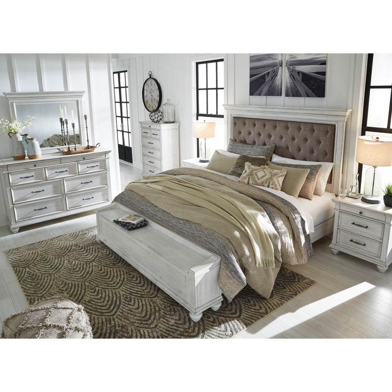 Benchcraft Kanwyn Queen Upholstered Panel Bed with Storage B777-157/B777-54S/B777-96 IMAGE 8