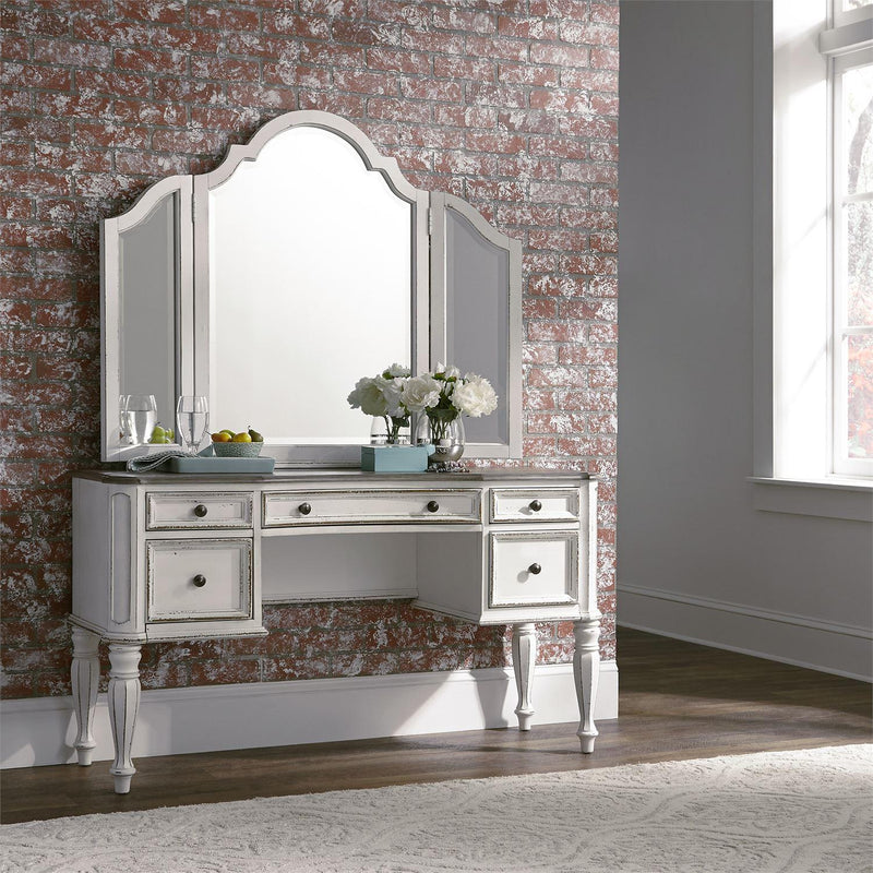 Liberty Furniture Industries Inc. Magnolia Manor 5-Drawer Vanity Table 244-BR35 IMAGE 8