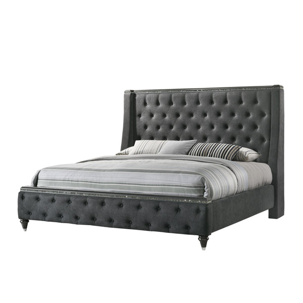 Crown Mark Giovani King Upholstered Panel Bed B7900-K-HB/B7900-K-FB/B7900-KQ-RAIL IMAGE 1