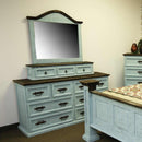 LMT Imports Turquoise Washed Dresser Mirror VSERU-PT-ACC80D TURQ IMAGE 3