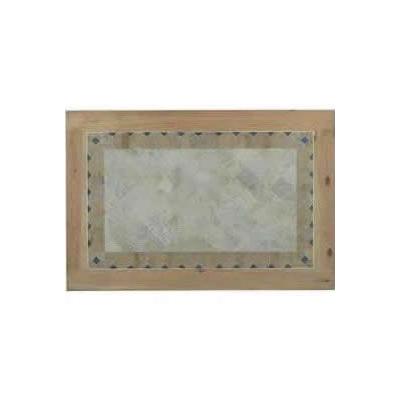 LMT Imports Square Dining Table with Stone Top MES062TS IMAGE 2