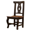 LMT Imports Alis Dining Chair VMANTI-L-SIL-025 BLACK/WALNUT IMAGE 1
