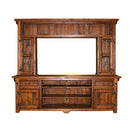 LMT Imports Entertainment Centers Entertainment Centers VMANTI-L-LIB-030 WALNUT IMAGE 1