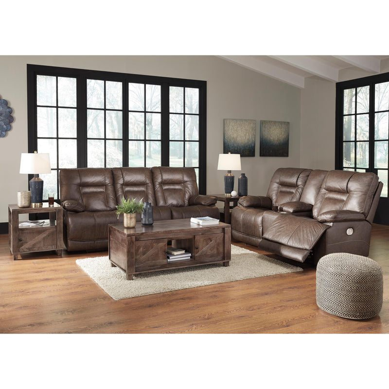 Signature Design by Ashley Wurstrow Power Reclining Leather Match Loveseat U5460318 IMAGE 12