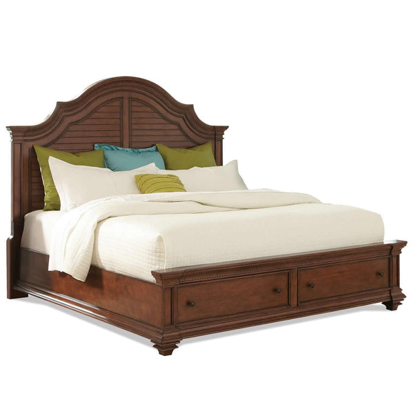 Riverside Furniture Windward Bay Queen Panel Bed with Storage 42870/42873/42872 IMAGE 1